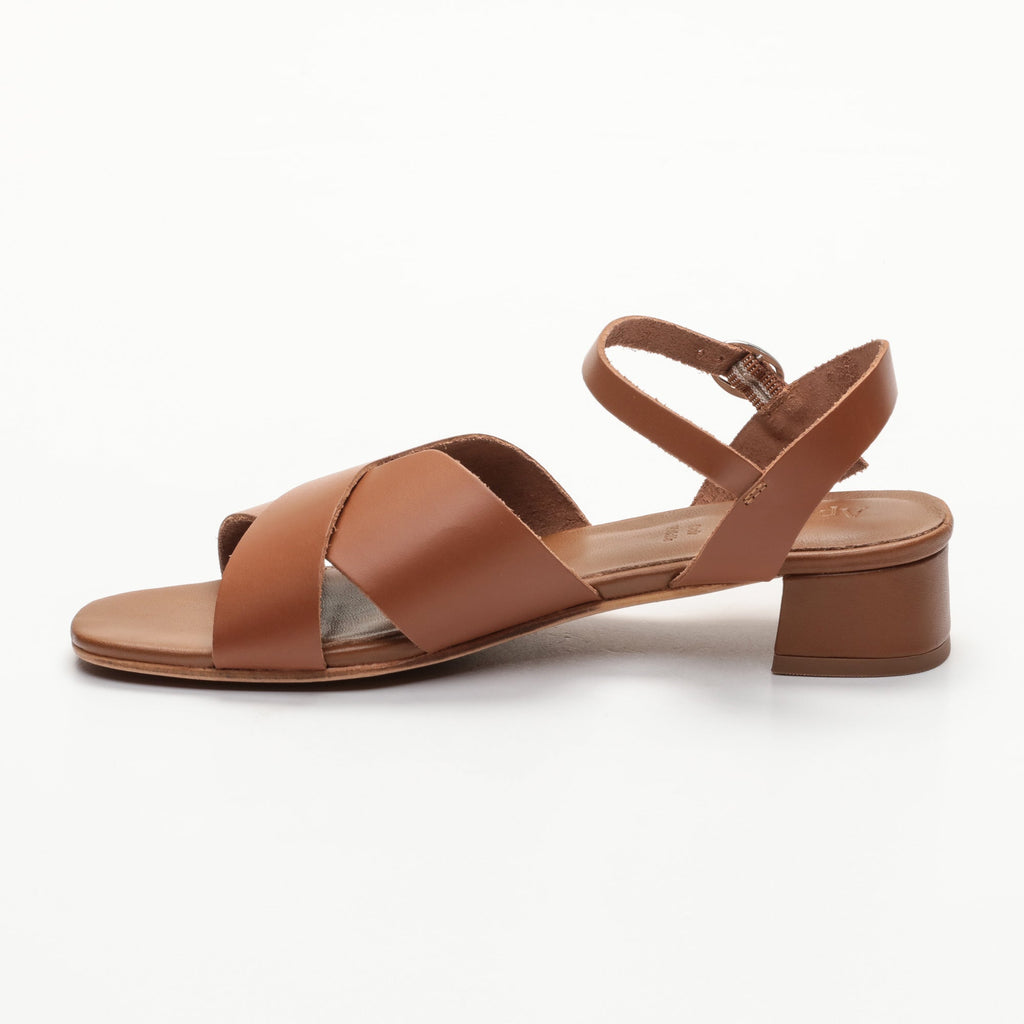 Apolina - Sandales A Talon Romy - Marron