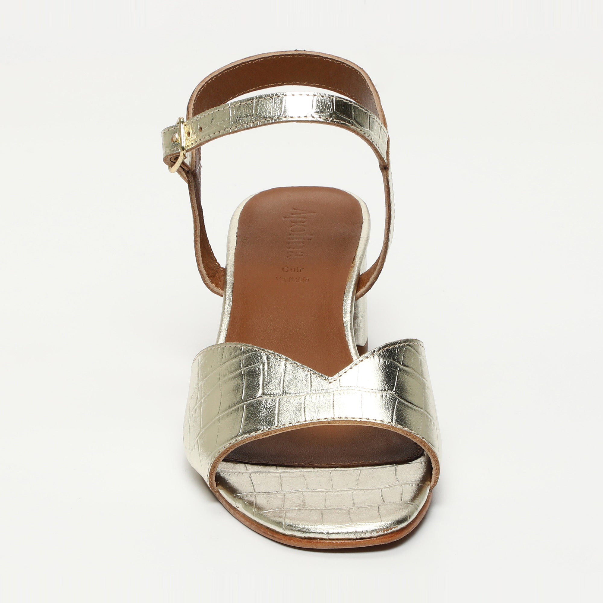 Apolina - Sasha Heeled Sandals - Gold