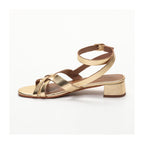 Salem Heeled Sandals - Gold