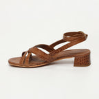 Apolina - Sandales A Talon Salem - Marron