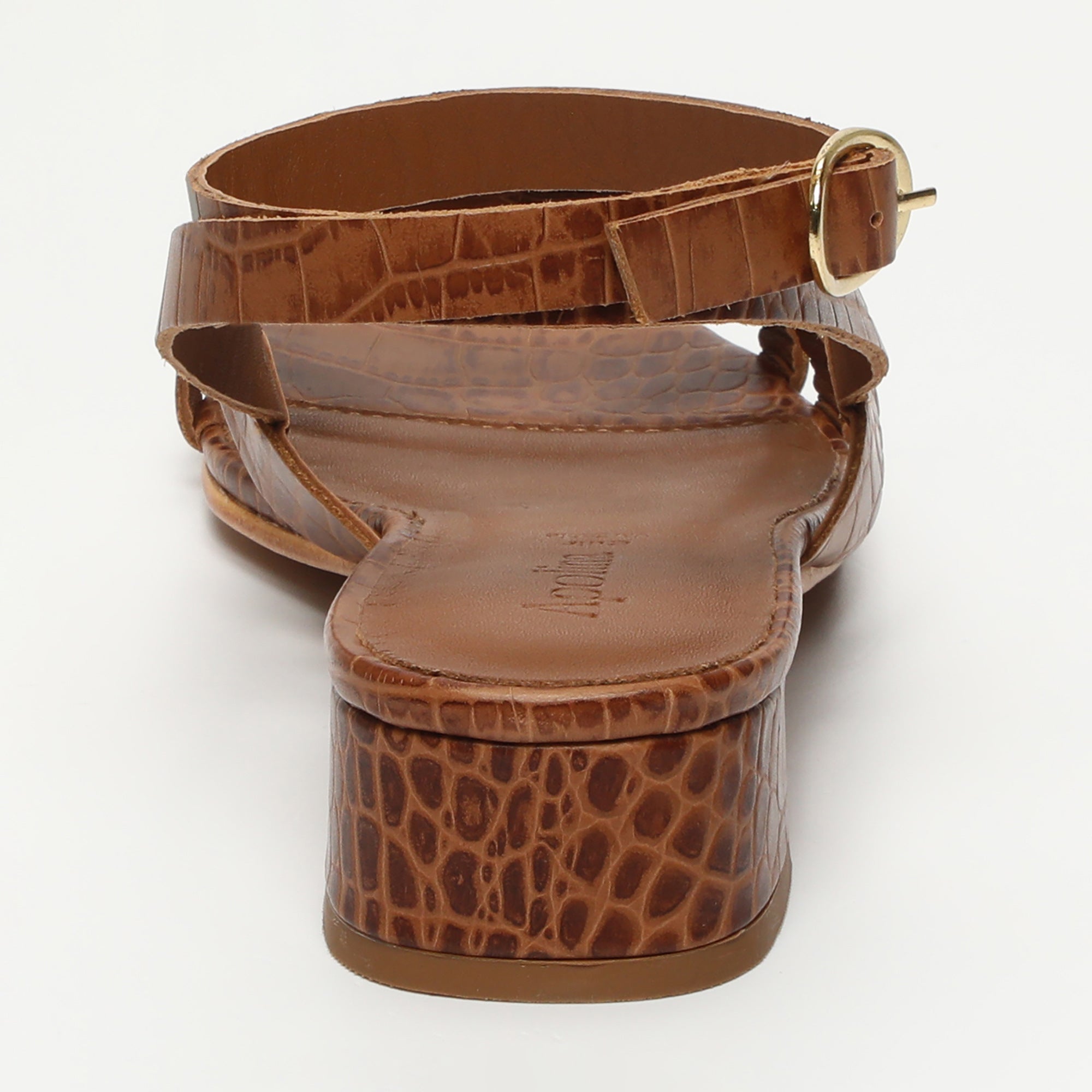 Apolina - Sandales A Talon Salem - Marron