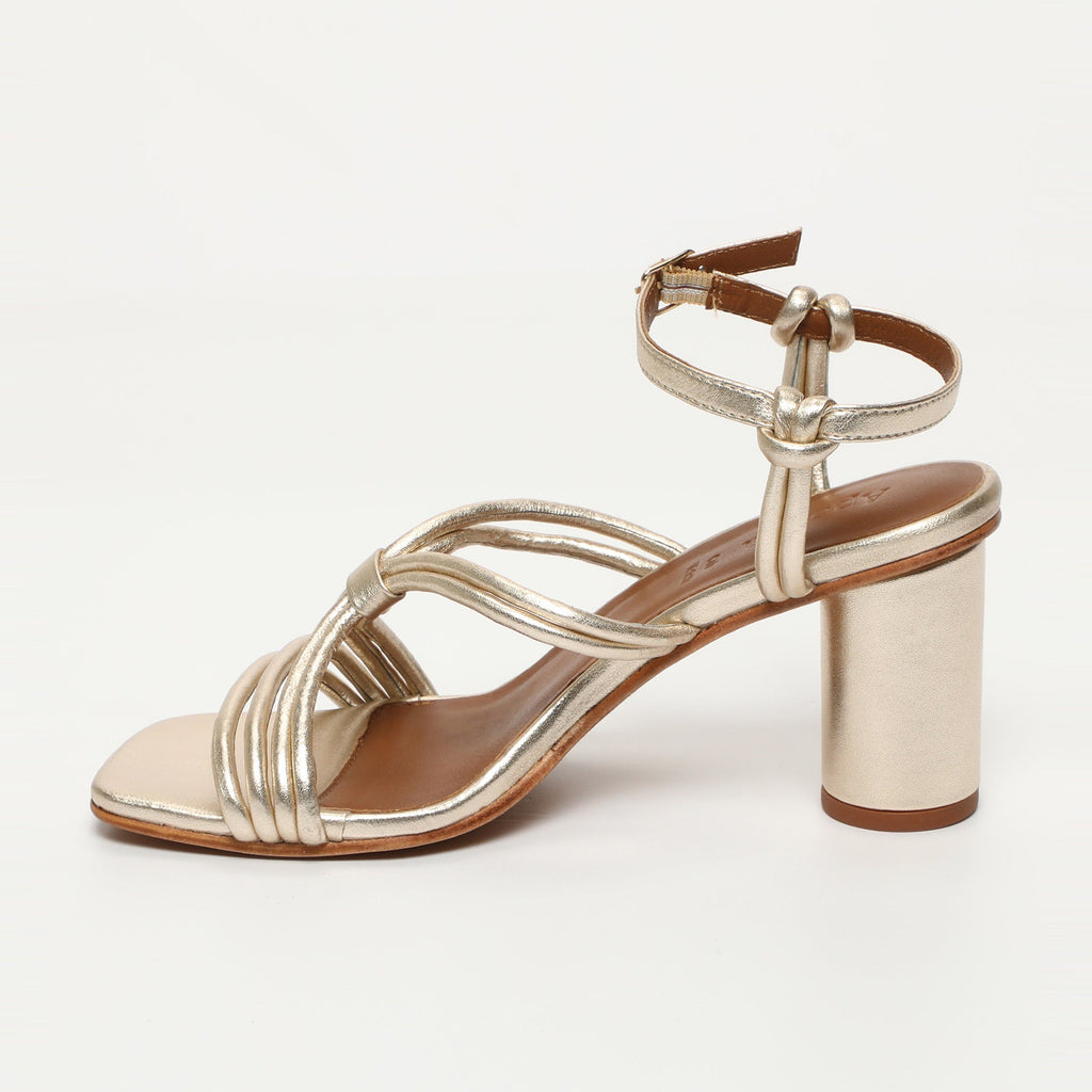 Apolina - Sandalias Tacón Melissa - Dorado