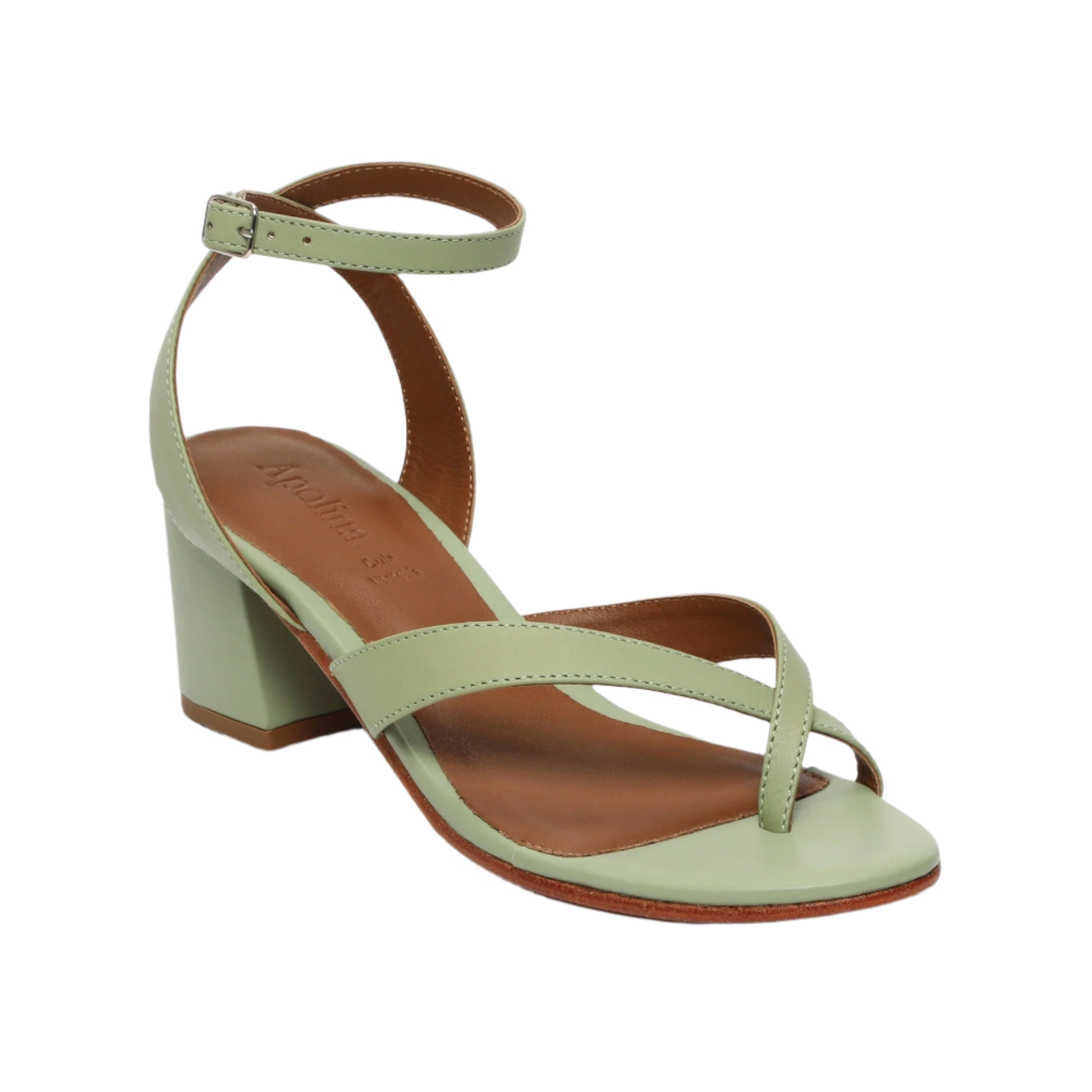 Apolina - Sandalias Tacón Maeve - Verde