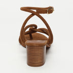 Apolina - Sandales A Talon Mina - Marron