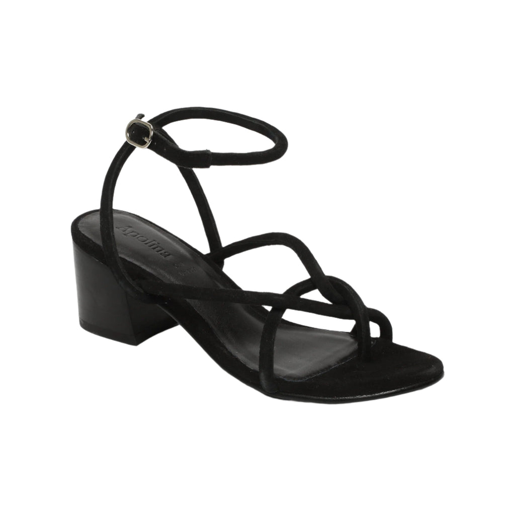 Apolina - Sandales A Talon Mina - Noir