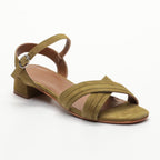 Apolina - Sandales A Talon Claire - Vert