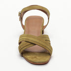 Apolina - Sandales A Talon Claire - Vert