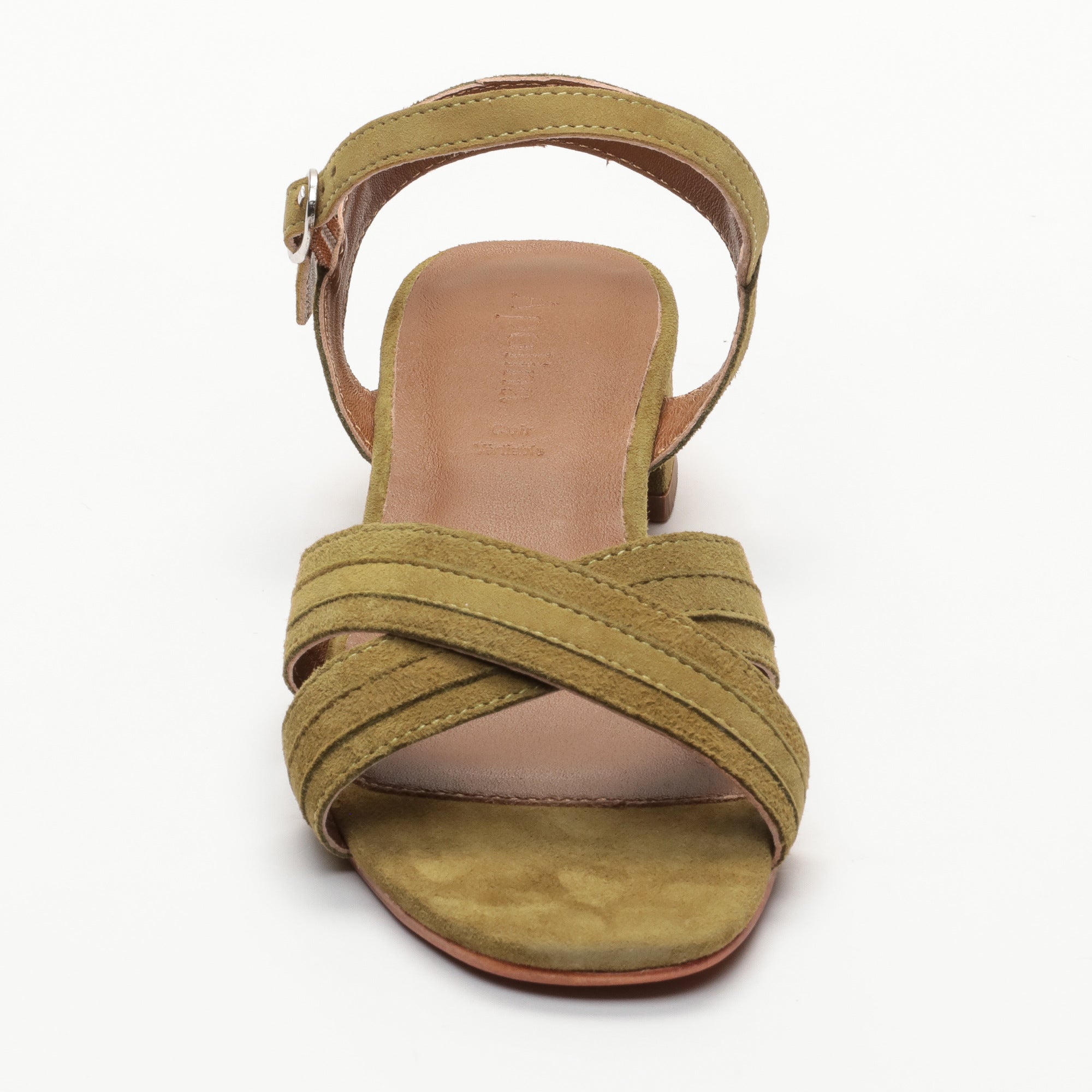 Apolina - Sandales A Talon Claire - Vert