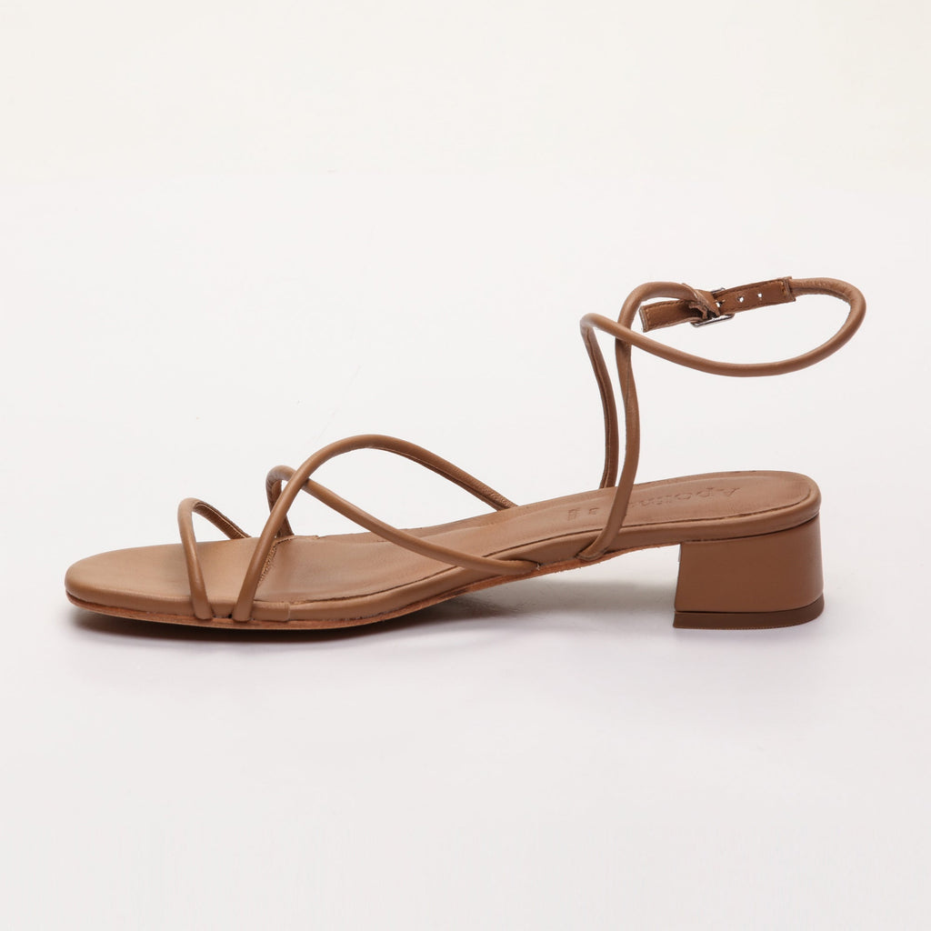 Apolina - Sandales A Talon Janelle - Marron