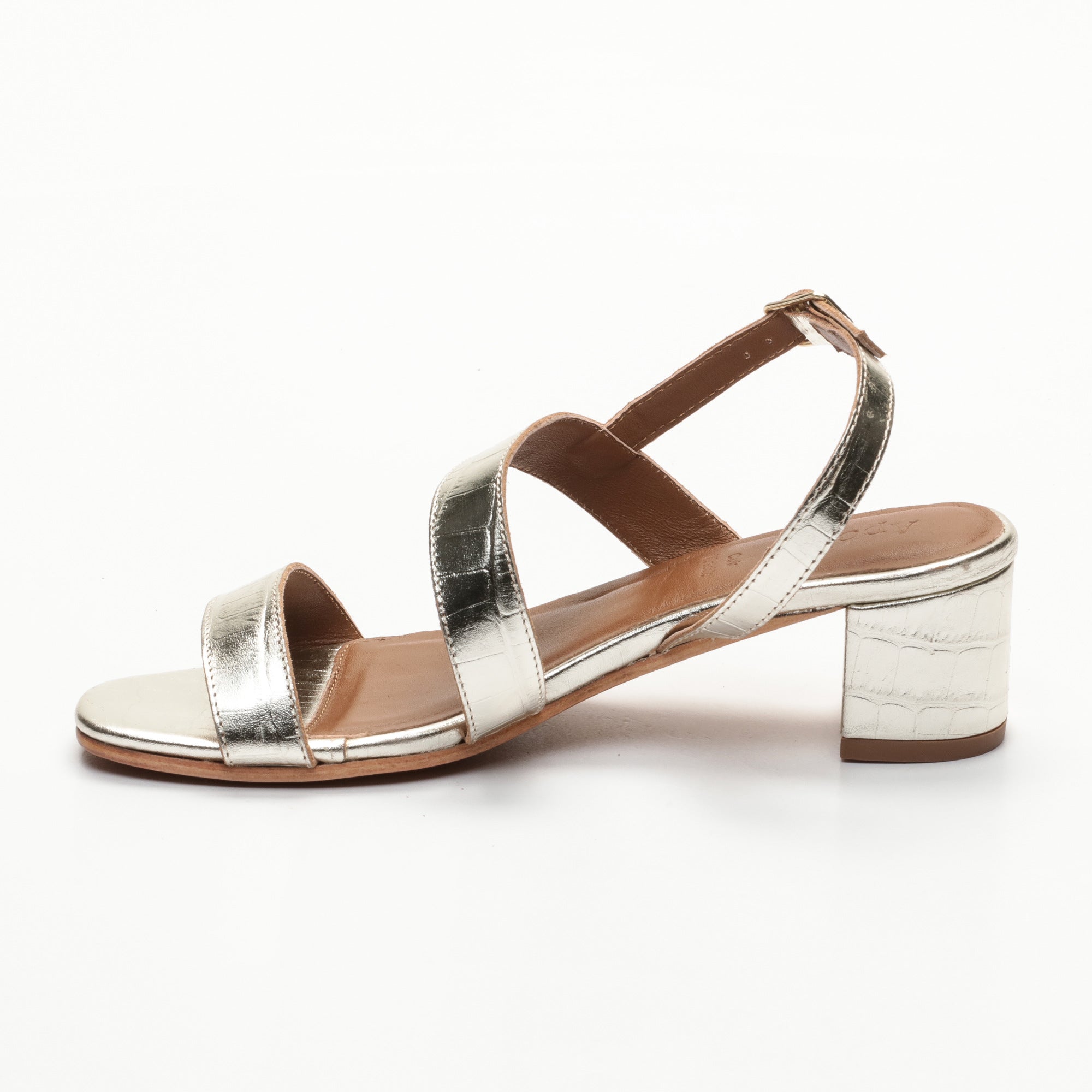 Apolina - Lou Heeled Sandals - Gold