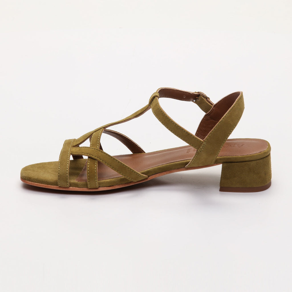 Apolina - Sandales A Talon Elina - Vert
