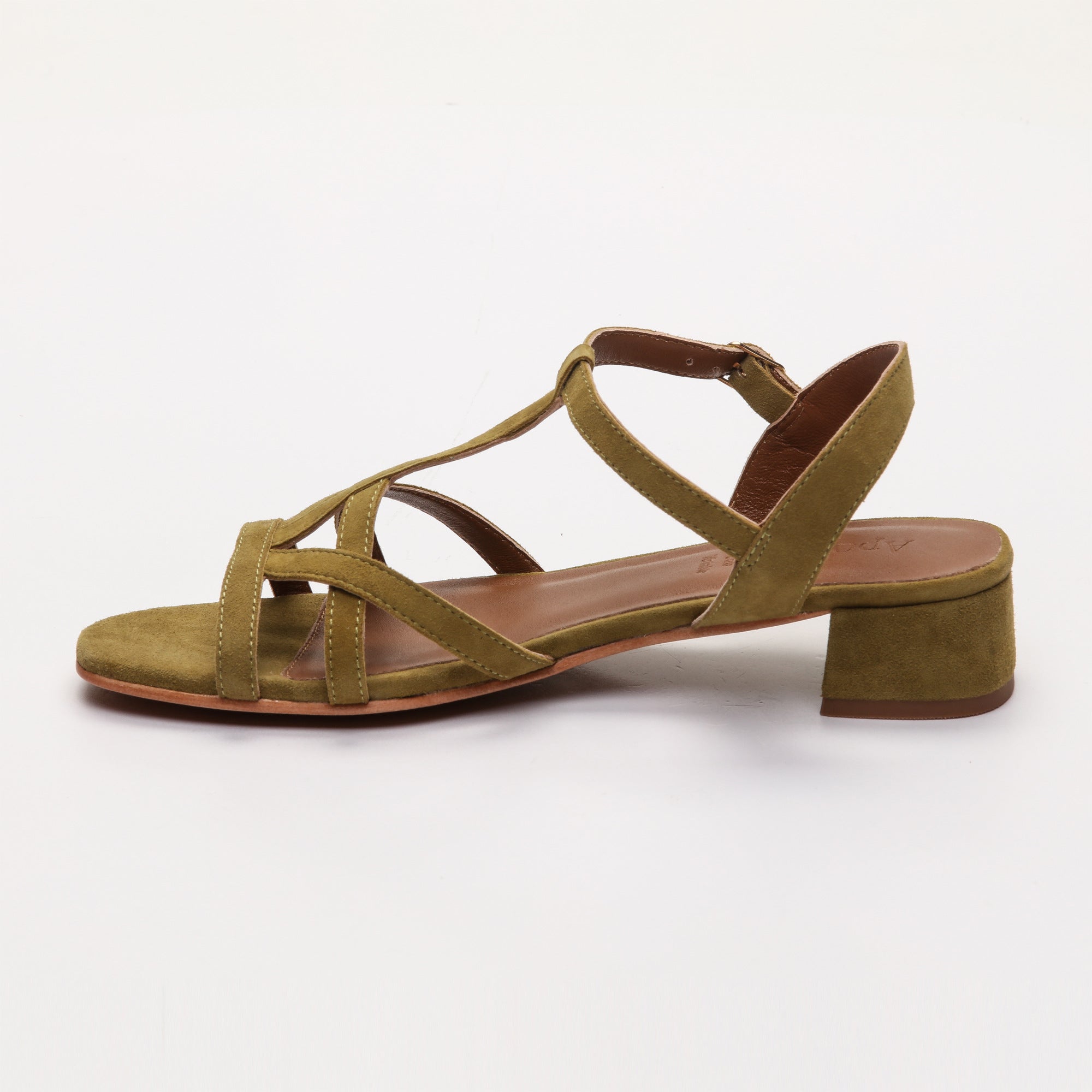 Apolina - Sandales A Talon Elina - Vert