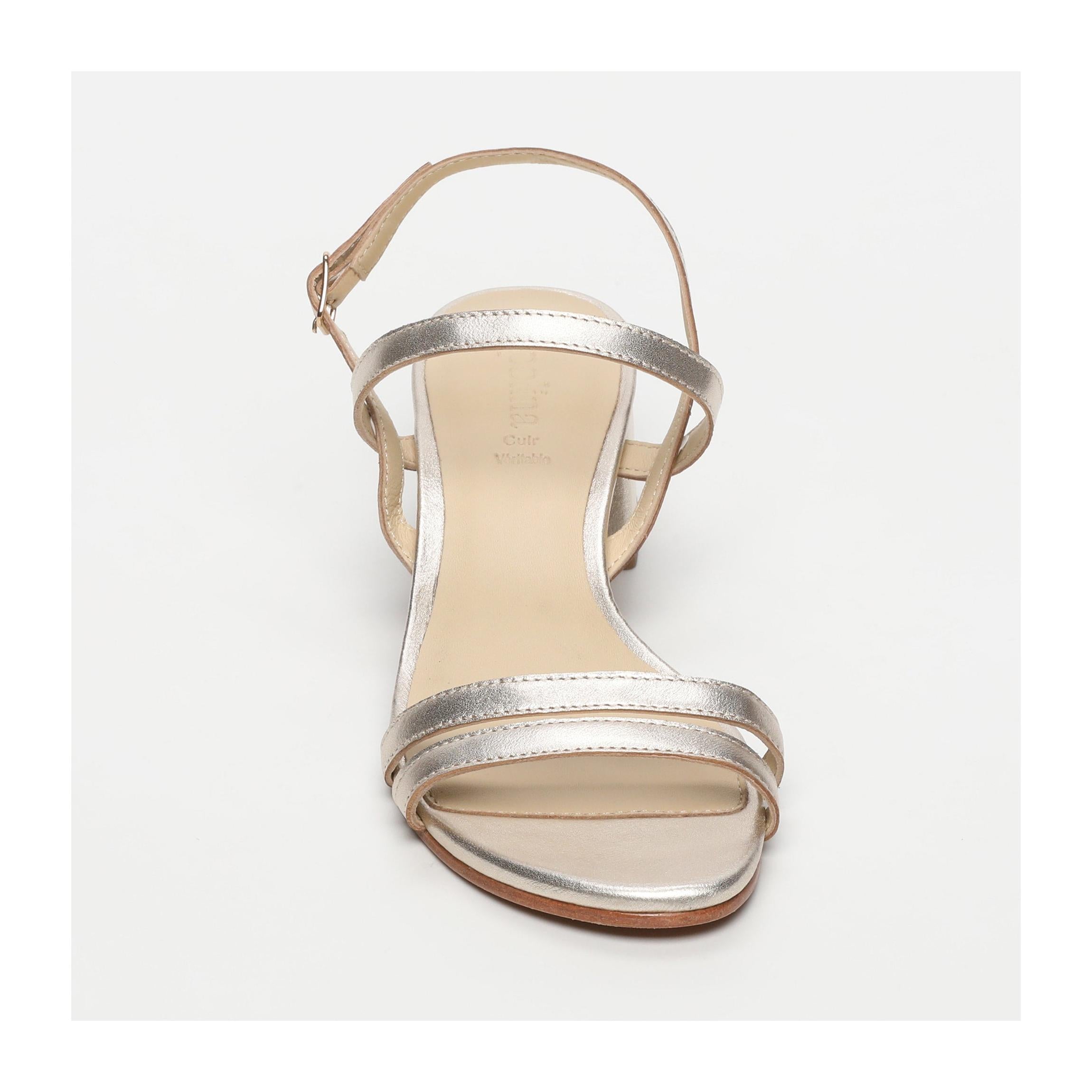 Liam Heeled Sandals - Gold
