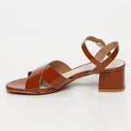 Apolina - Sandales A Talon Fanny - Marron
