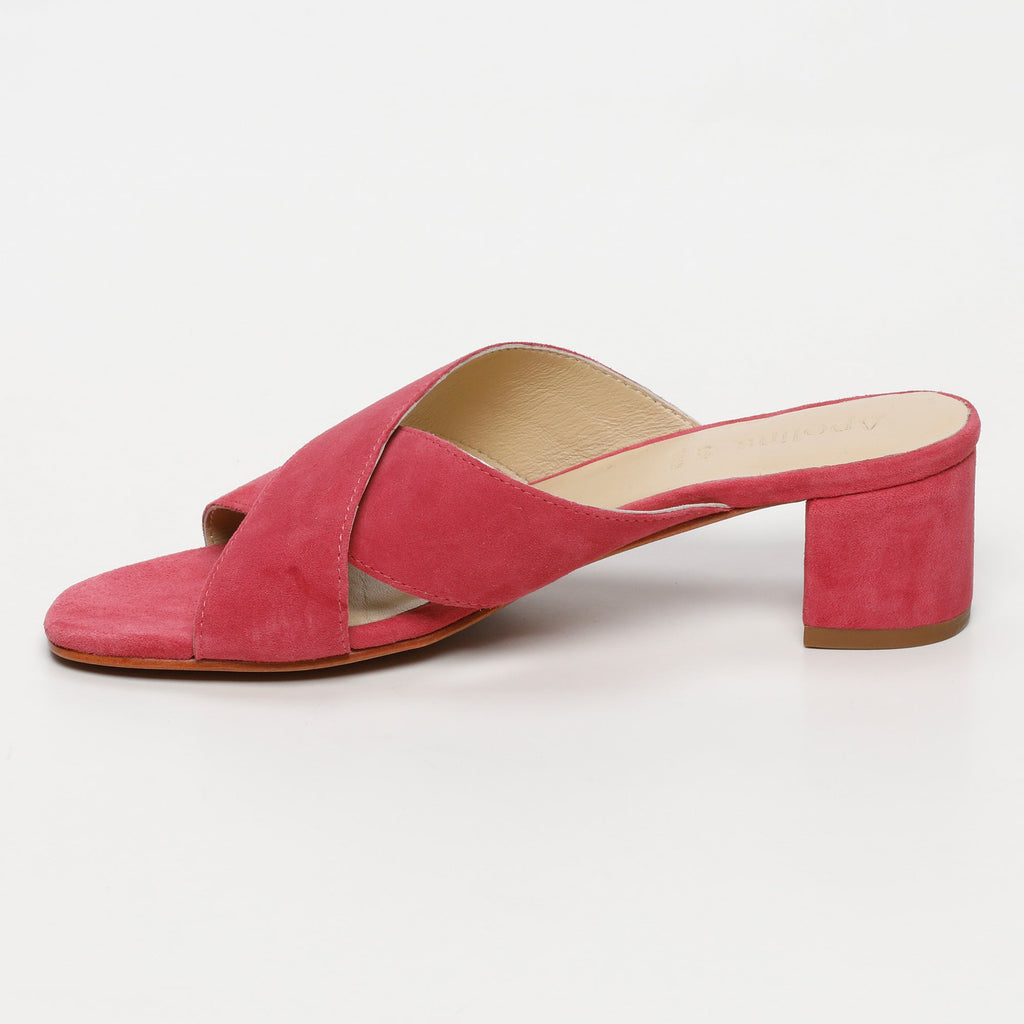 Apolina - Laura Heeled Mules - Pink