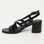 Apolina - Sandales A Talon Rissani - Noir