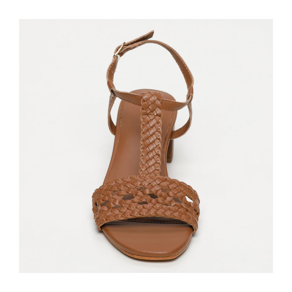 Gioia Heeled Sandals - Brown
