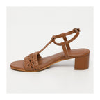 Gioia Heeled Sandals - Brown