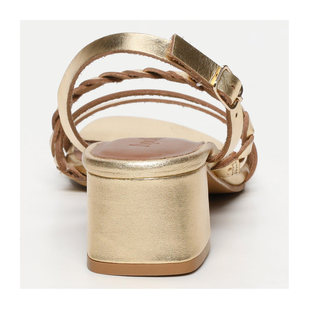 Saranda Heeled Sandals - Gold