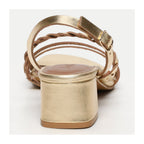 Saranda Heeled Sandals - Gold
