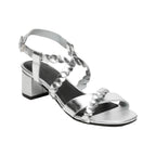 Apolina - Janina Heeled Sandals - Silver