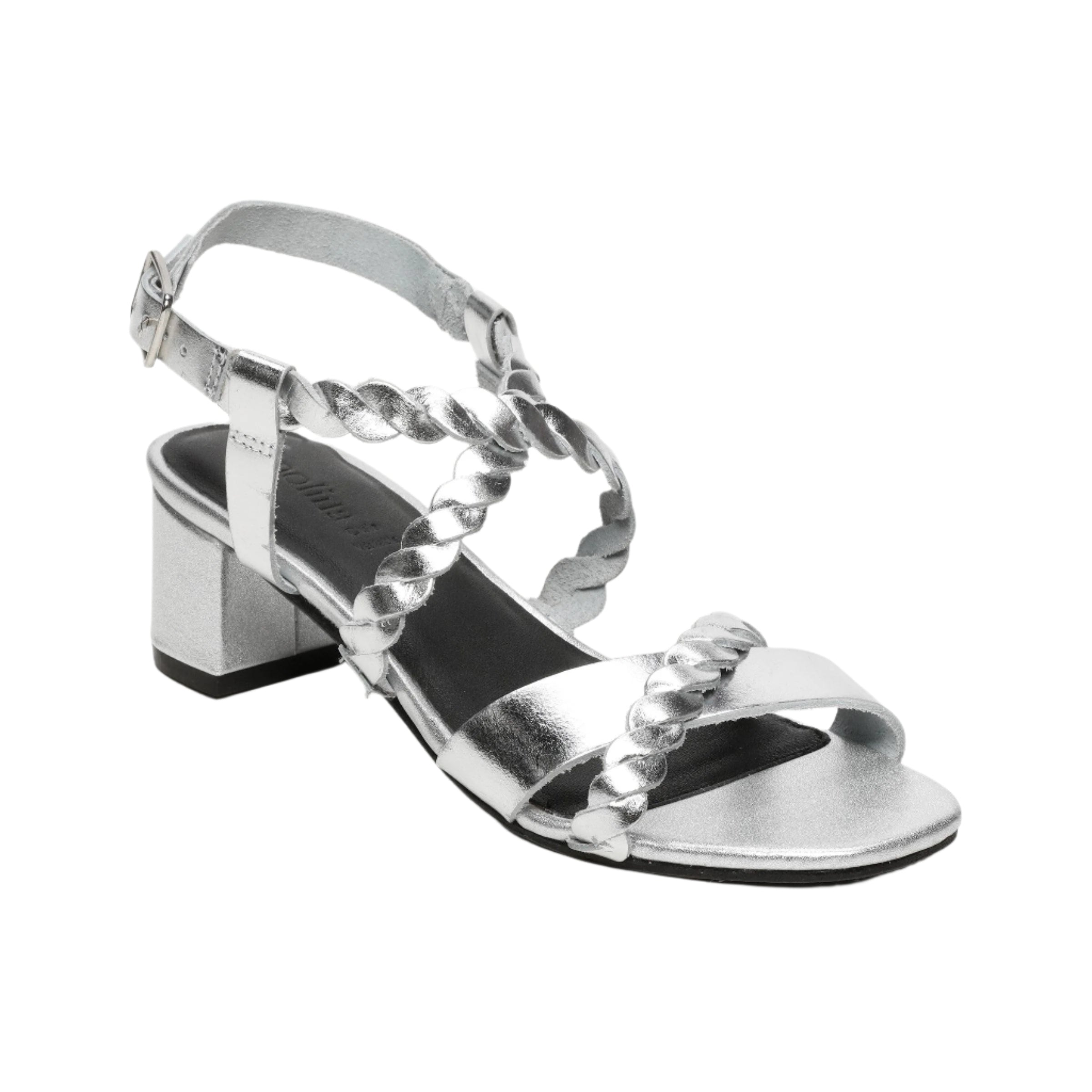 Apolina - Janina Heeled Sandals - Silver