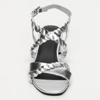 Apolina - Janina Heeled Sandals - Silver