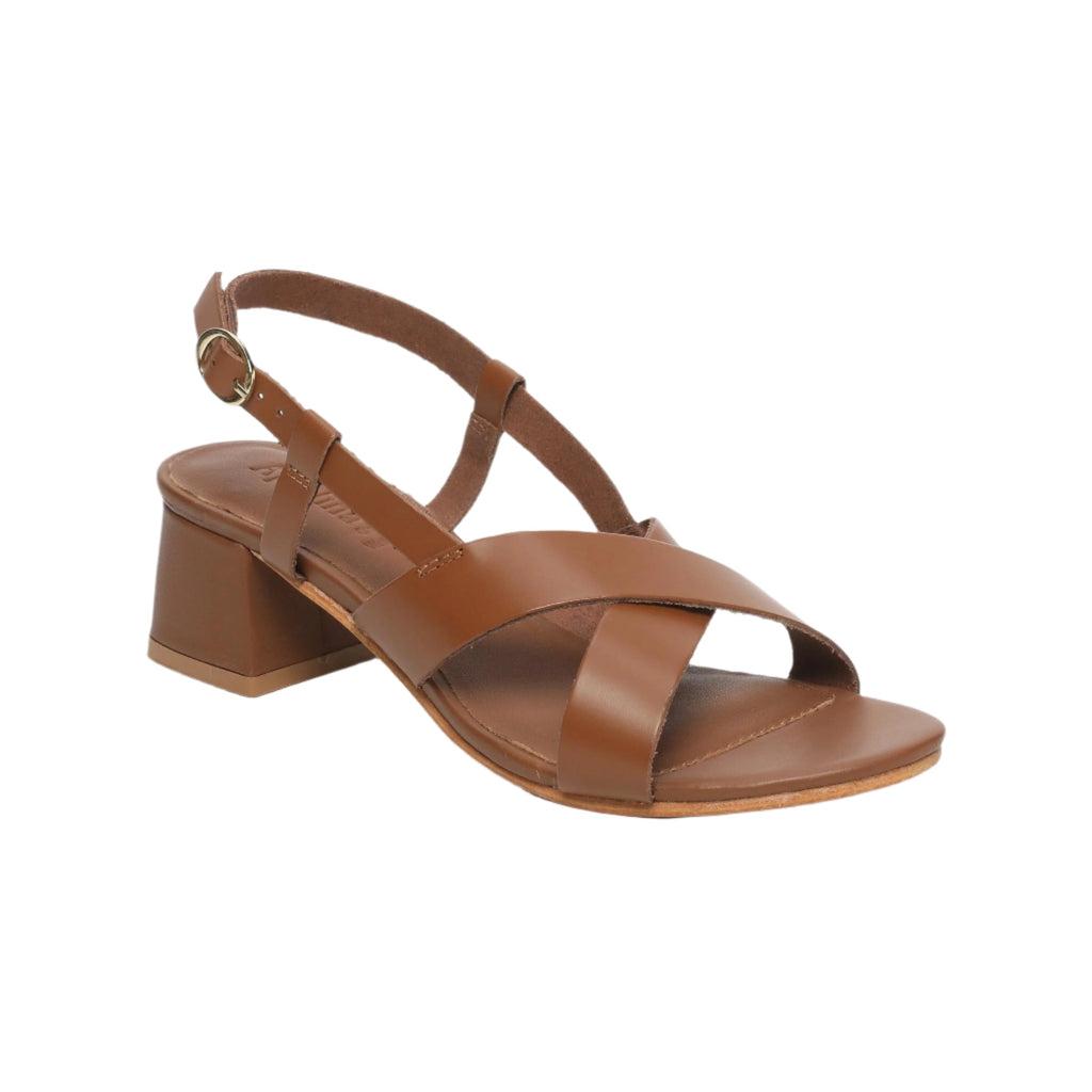 Apolina - Sandalias de tacón Eze - Marrón