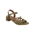 Korcula Low-Heeled Sandals - Green