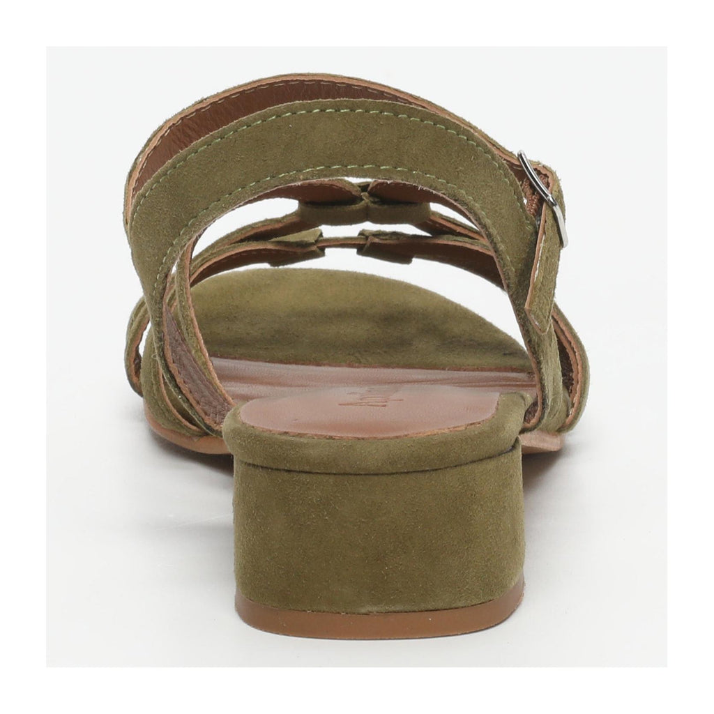 Korcula Low-Heeled Sandals - Green