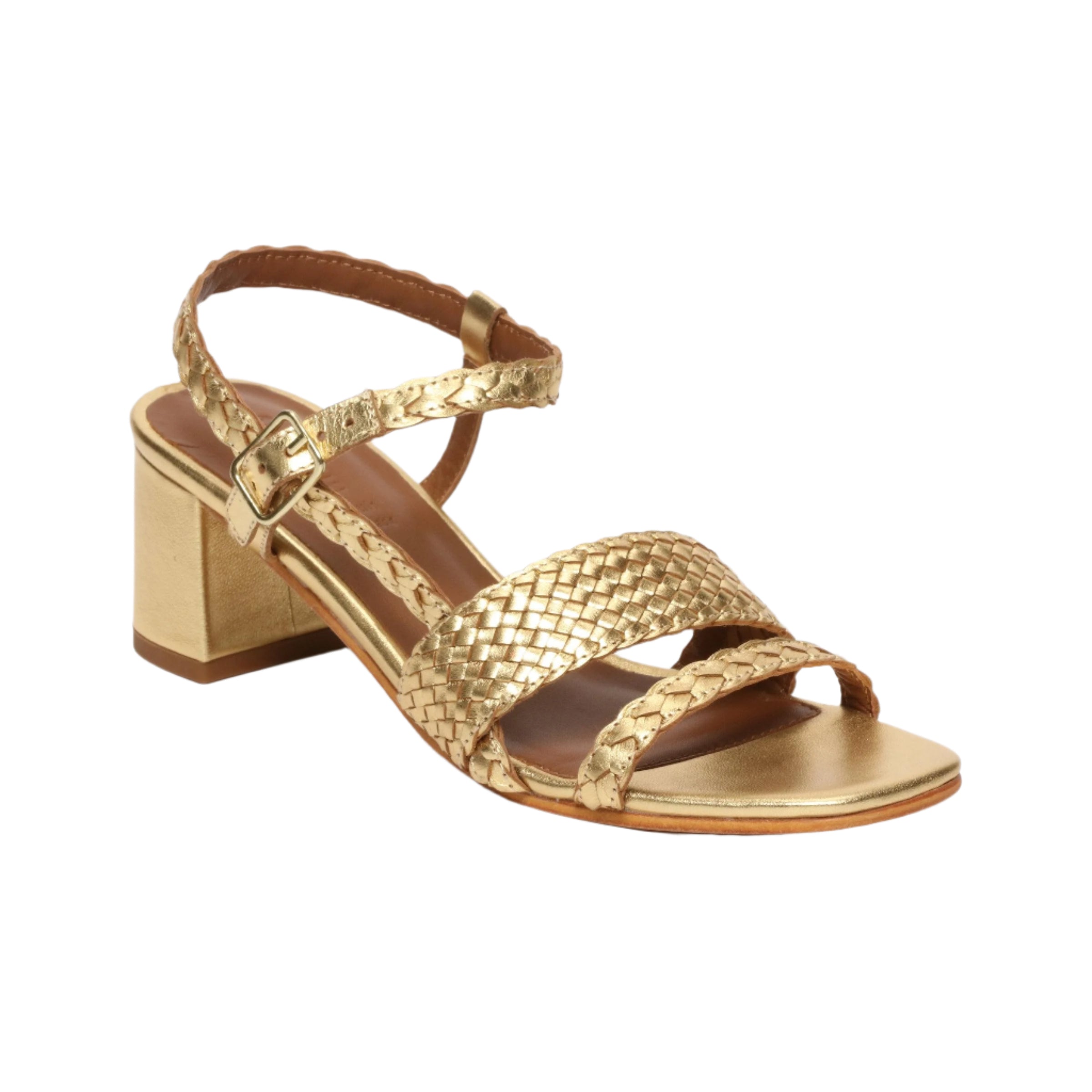 Apolina - Sandalias de tacón Salak - Dorado