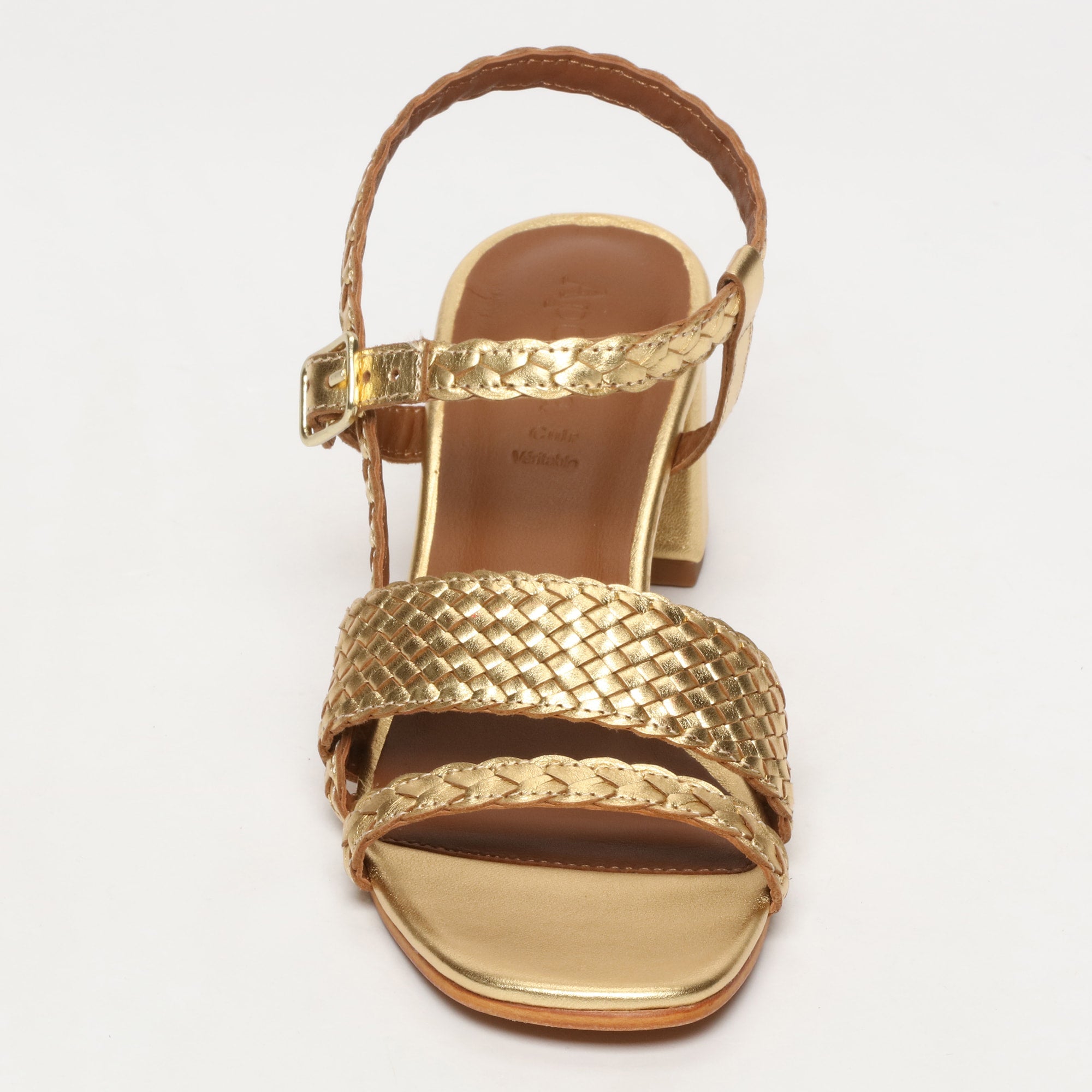 Apolina - Sandalias de tacón Salak - Dorado