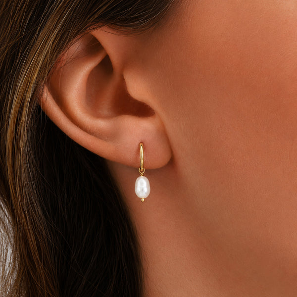 Pendientes Ariel Mini Ariel Perlas Blancas
