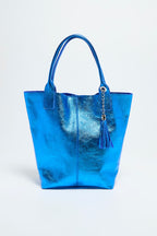 Sac À Main Yana - Bleu Metallique