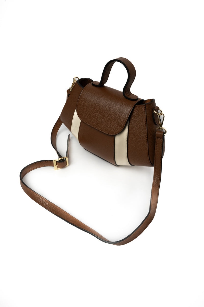 Bolso Bandolera Lara - Camel/Beige