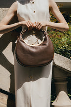 Siana Crossbody Bag - Off White/Camel