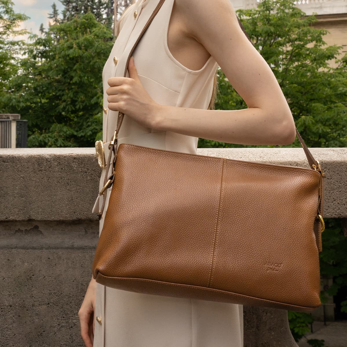 Sac En Bandoulière Zita - Camel