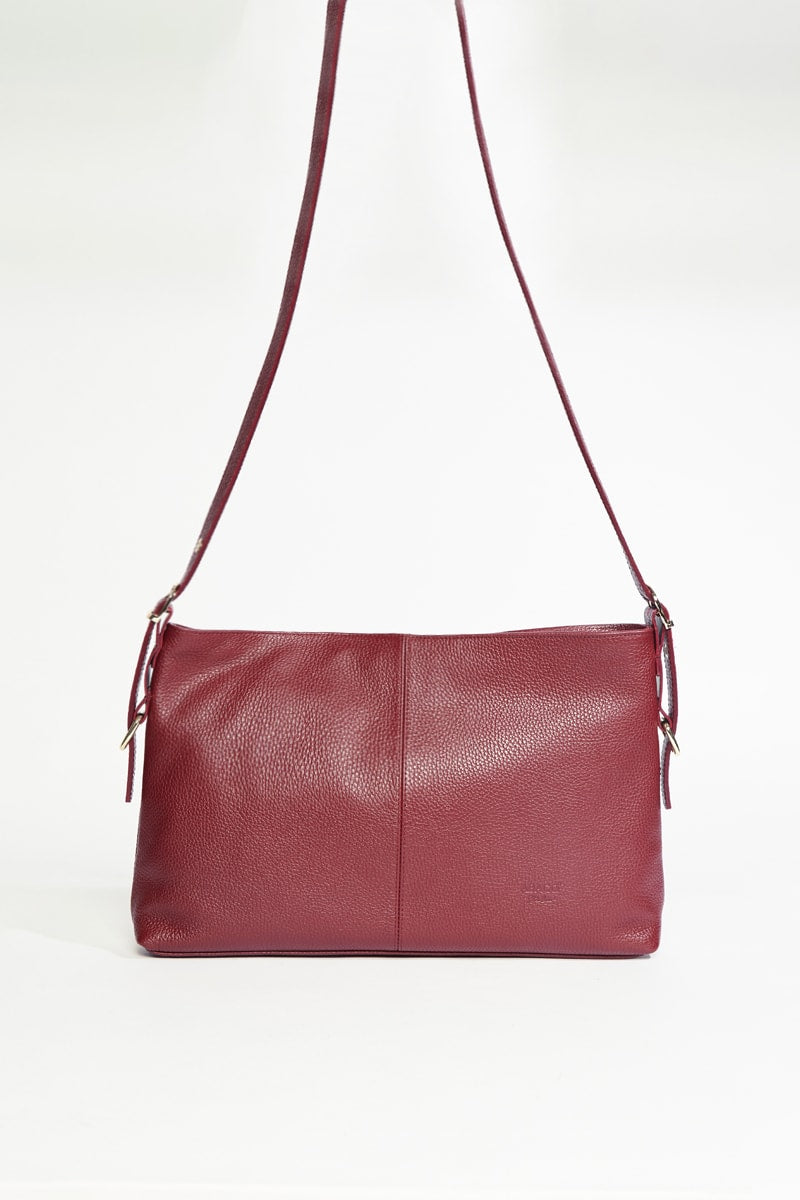 Zita Shoulder Bag - Burgundy