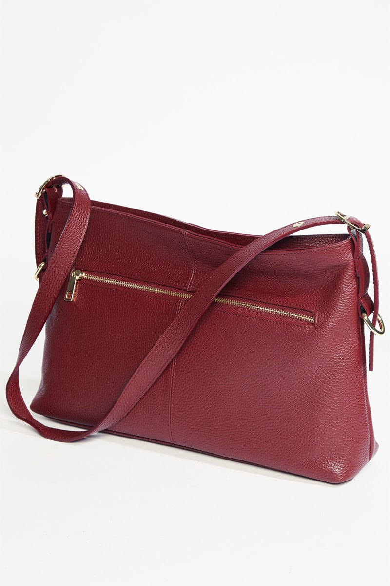 Zita Shoulder Bag - Burgundy
