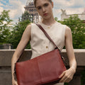 Zita Shoulder Bag - Burgundy