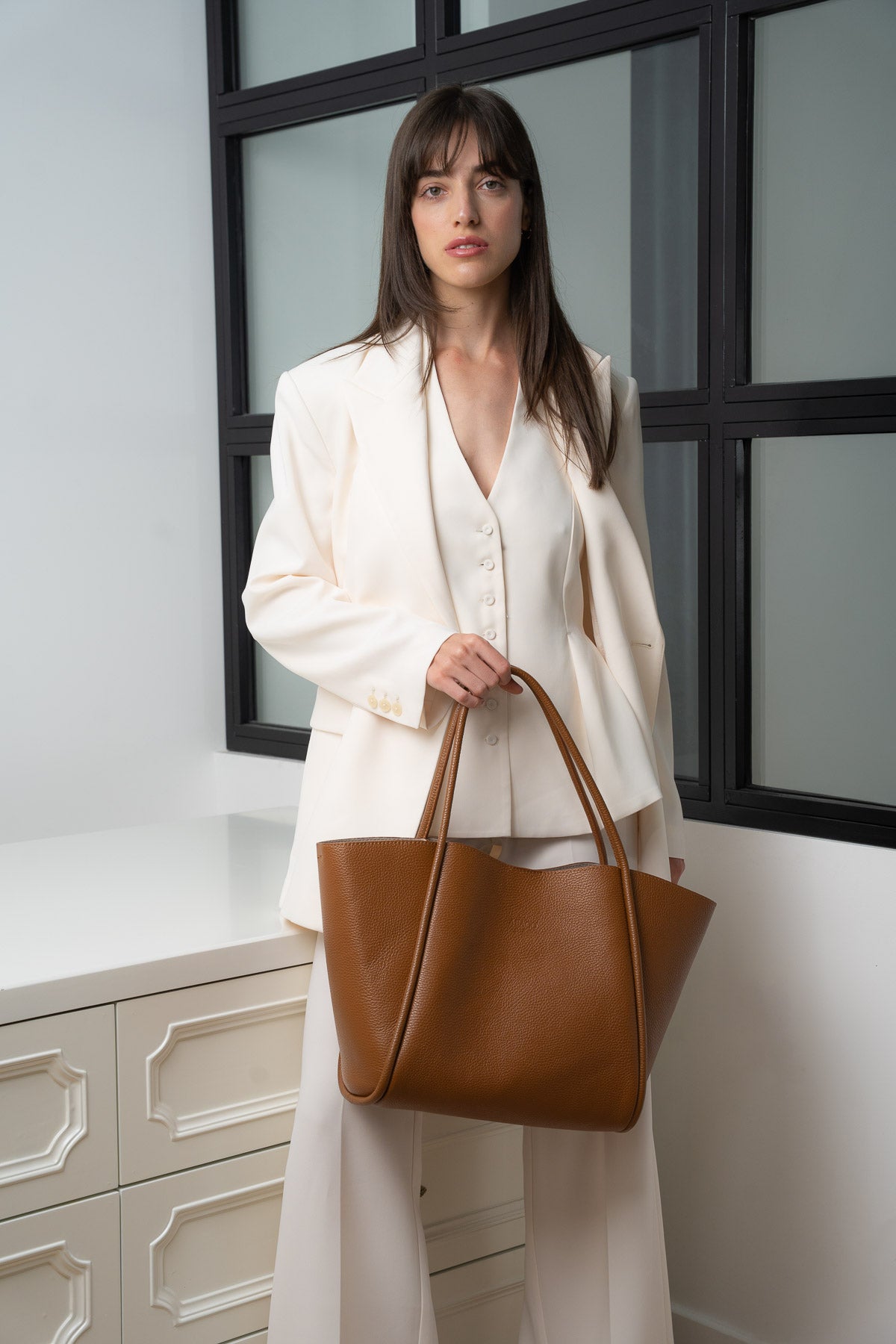 Sac Porte-Épaule Stacy - Camel