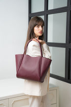 Sac Porte-Épaule Stacy - Bordeaux