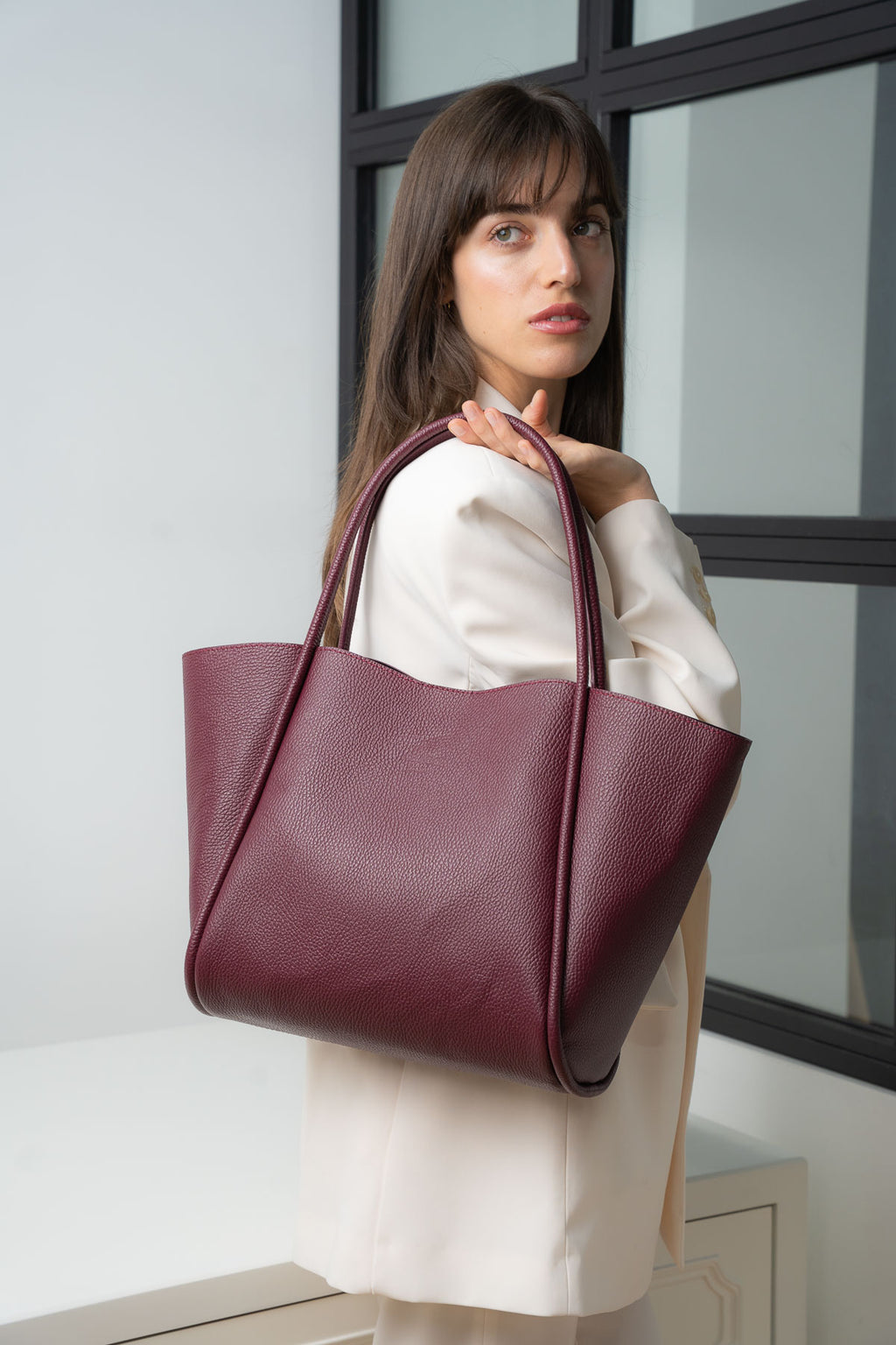 Sac Porte-Épaule Stacy - Bordeaux