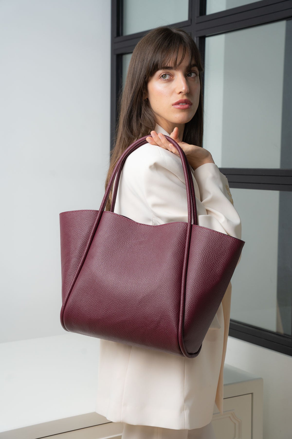 Sac Porte-Épaule Stacy - Bordeaux
