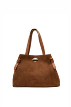 Sac En Bandoulière Vera Suede - Camel
