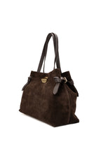 Sac En Bandoulière Vera Suede - Moka