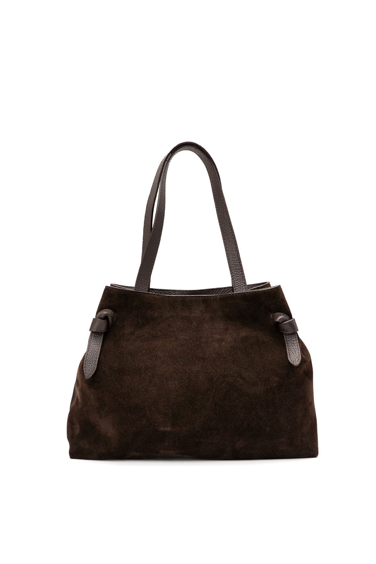 Sac En Bandoulière Vera Suede - Moka