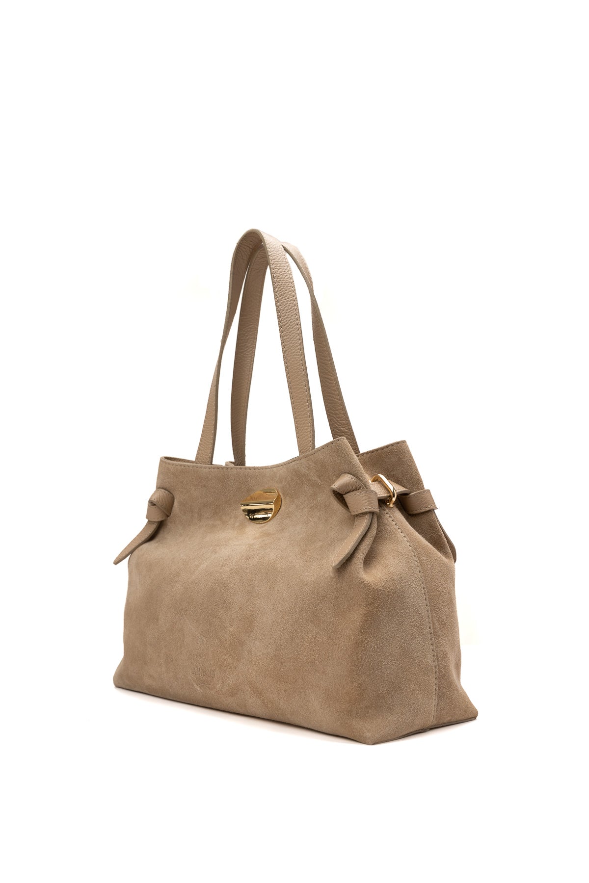Sac En Bandoulière Vera Suede - Taupe