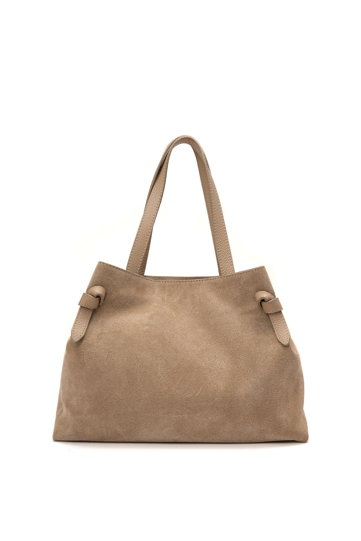 Sac En Bandoulière Vera Suede - Taupe