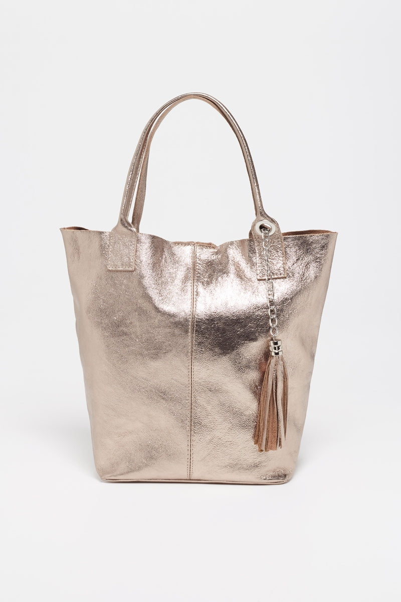 Sac À Main Yana - Rose Metallique